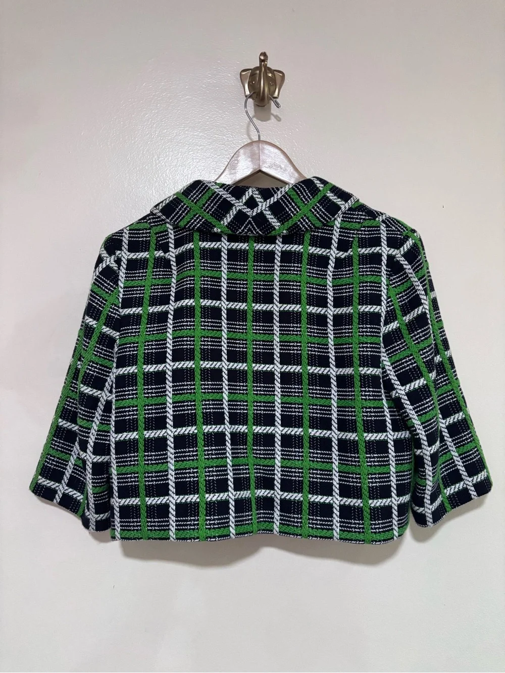 Milly cropped plaid